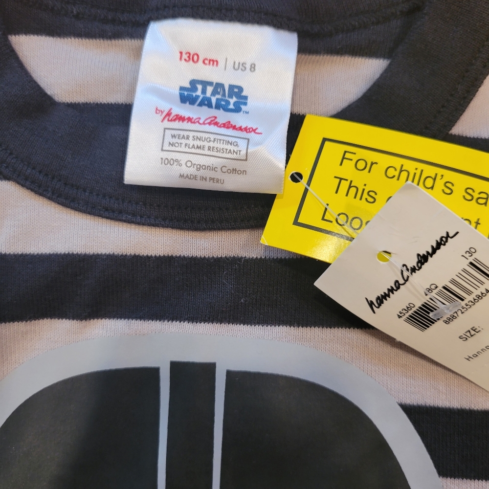NWT Hanna Andersson Star Wars Short Johns, Size 8 - Picture 5 of 5